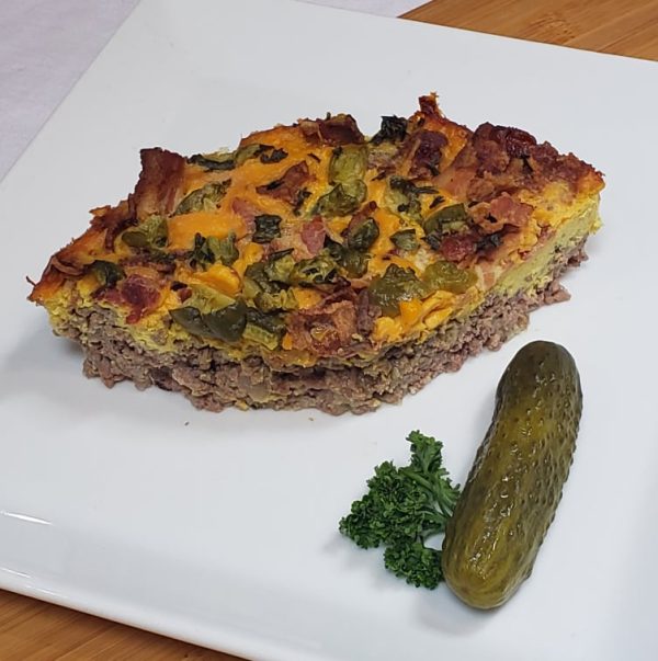 Boeuf cheddar et bacon (keto)