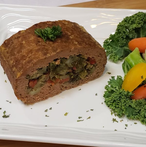 Pain de viande farcie (keto)
